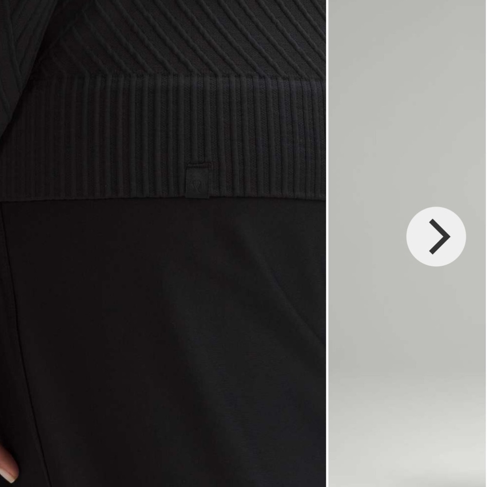 Lululemon Womens Top Black Rest Less Pullover Crew Neck Ribbed T Shirt Size - Picture 5 of 10